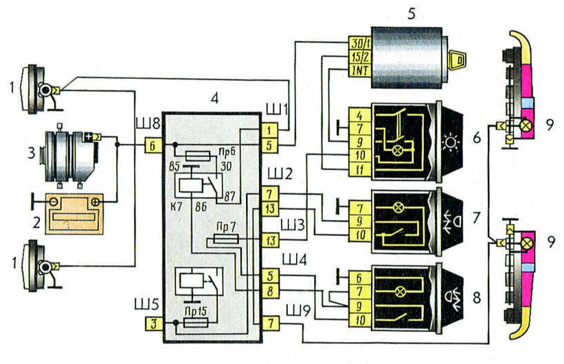 Схема зажигания азлк 2141